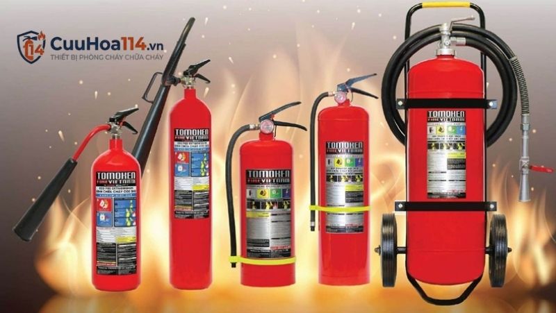 Cách chọn bình phòng cháy chữa cháy đúng chuẩn cho từng không gian sử dụng